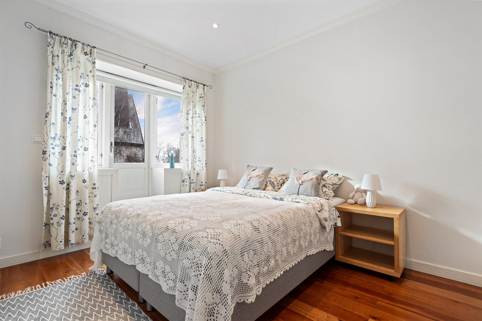 Soverommet i leiligheten er av god størrelse. Galleribilde