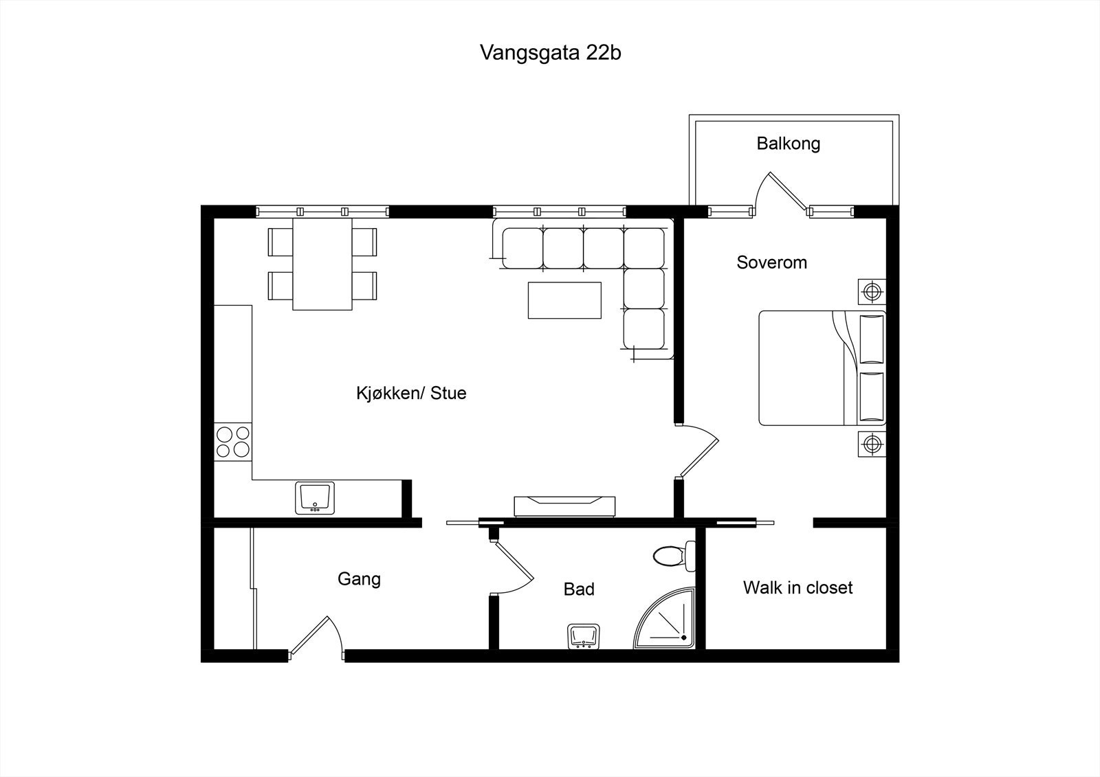 Plantegning. Galleribilde