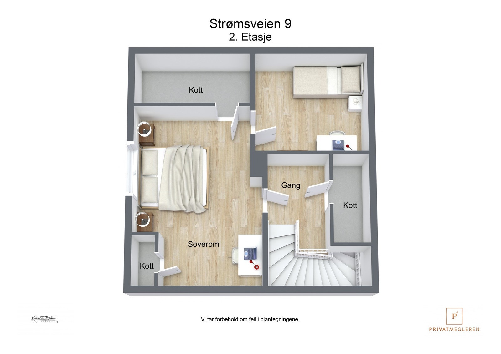 Plantegning 2. etasje Galleribilde