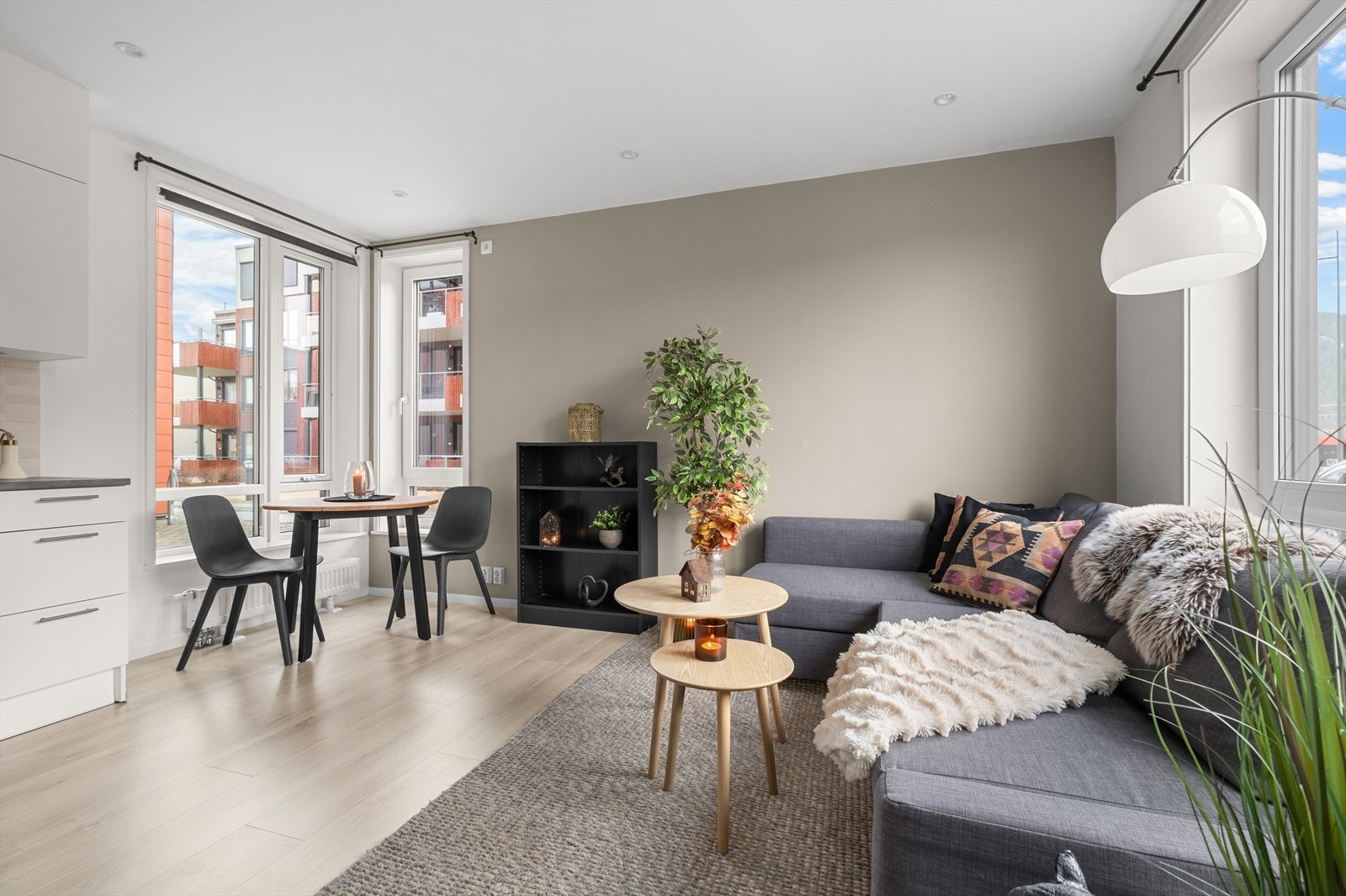 Delikat og lys studioleilighet med god standard fra 2018 Galleribilde