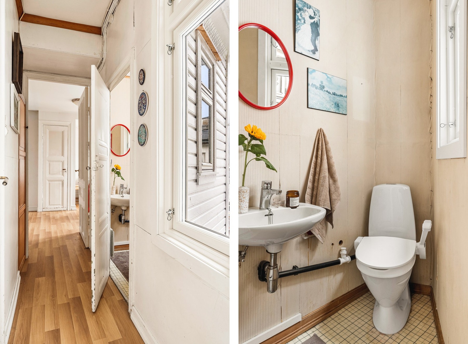 Videre har etasjen et toalett. Galleribilde