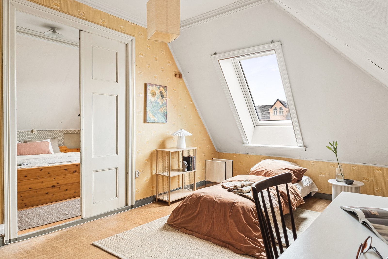 Det andre soverommet måler også 12 kvm. Galleribilde