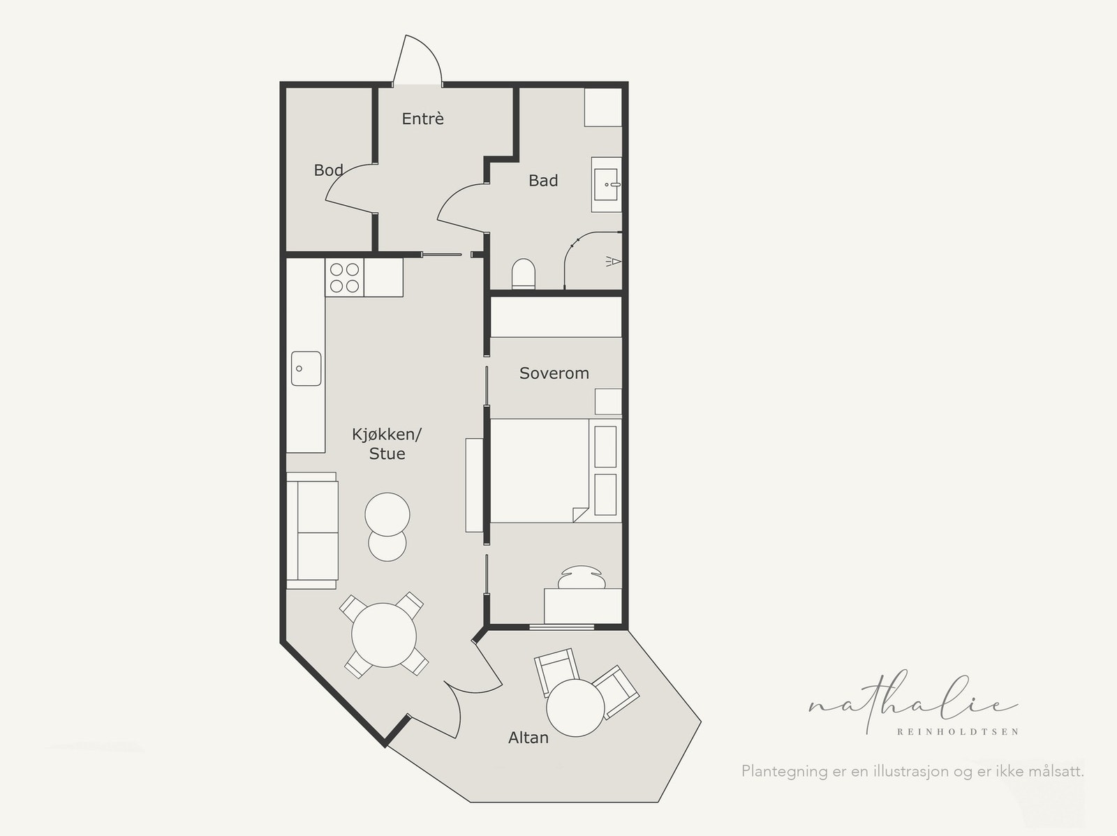 Plantegning. Galleribilde