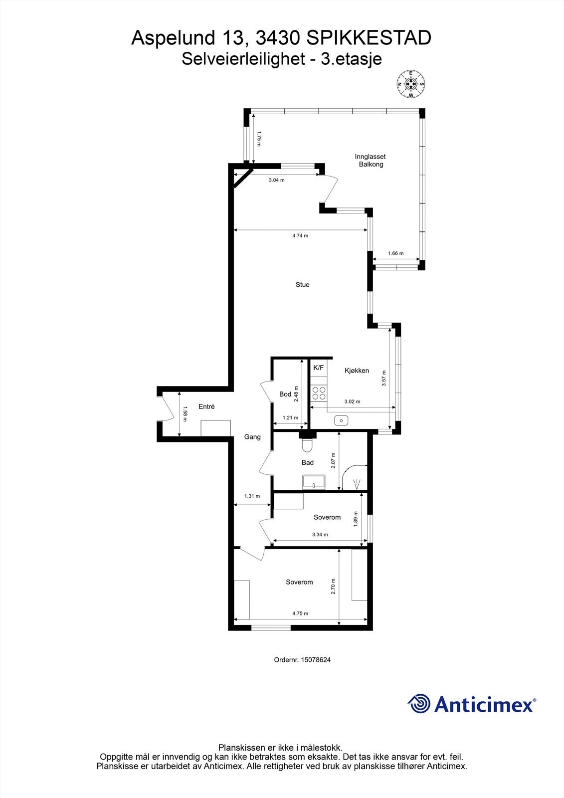 Plantegning Galleribilde