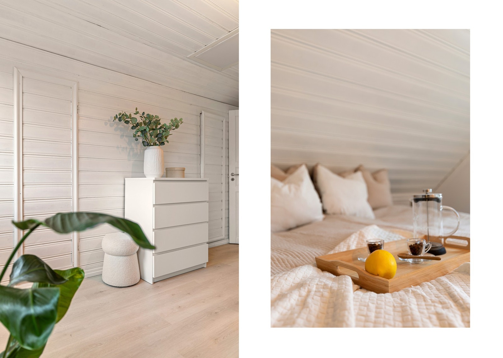 Garderobeløsning med praktisk oppbevaringsplass. Galleribilde