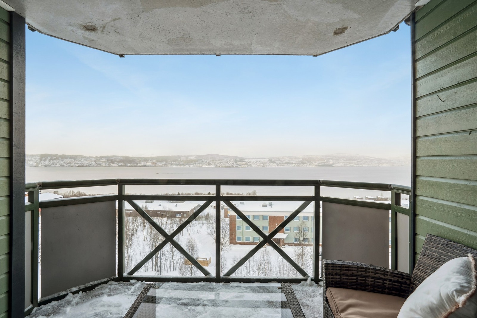 Balkong og utsikt Galleribilde