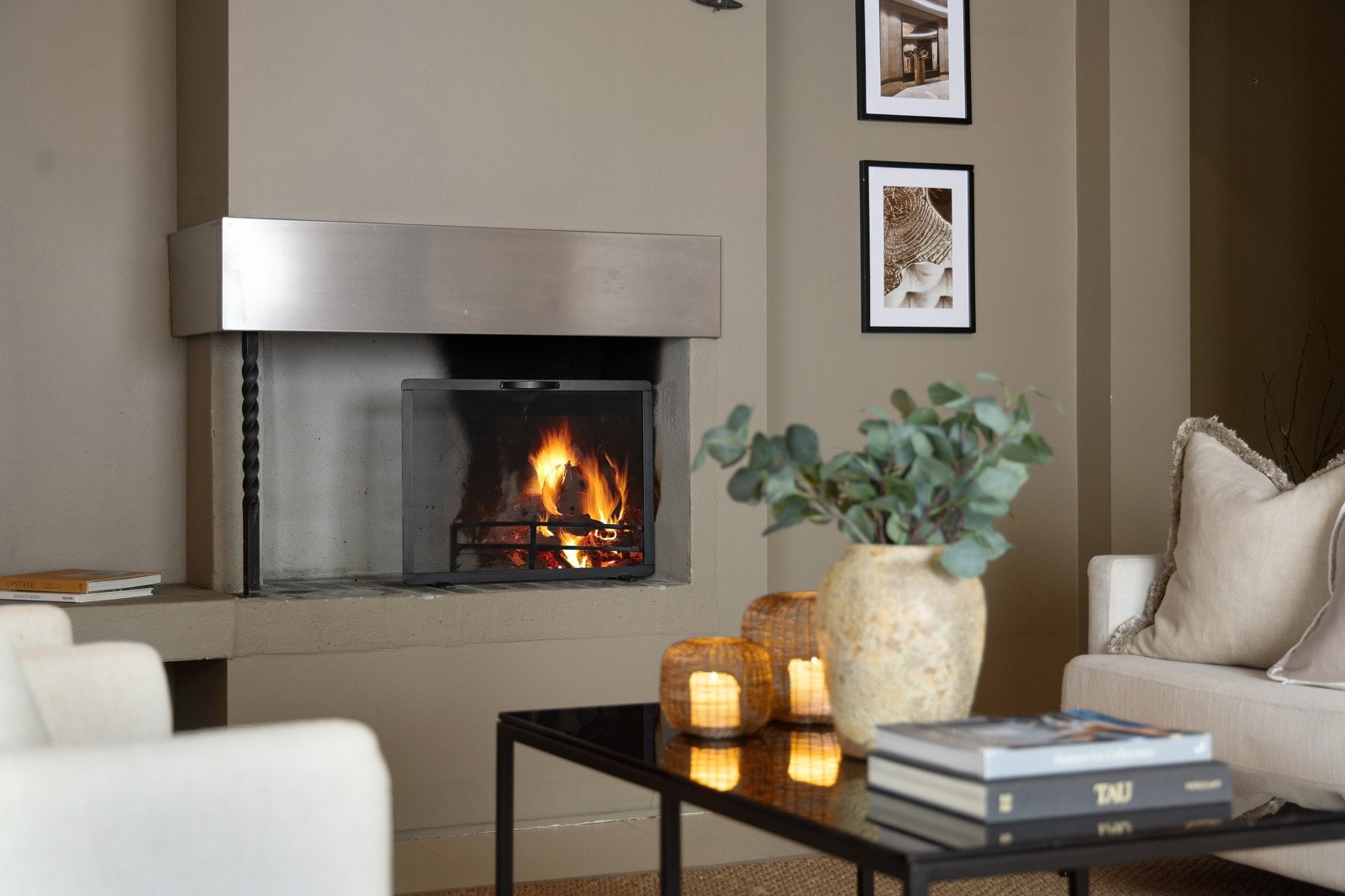 Peisen skaper en lun stemning. Galleribilde