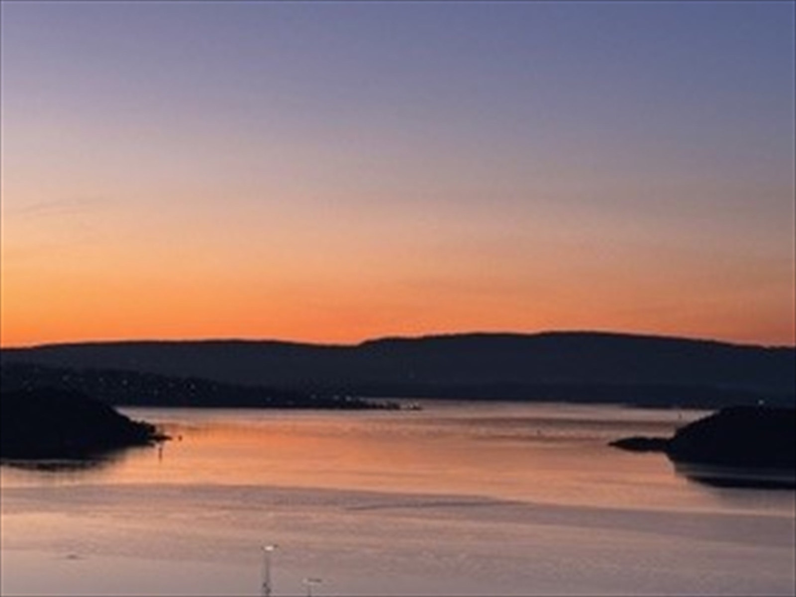Solnedgang tatt av eier Galleribilde
