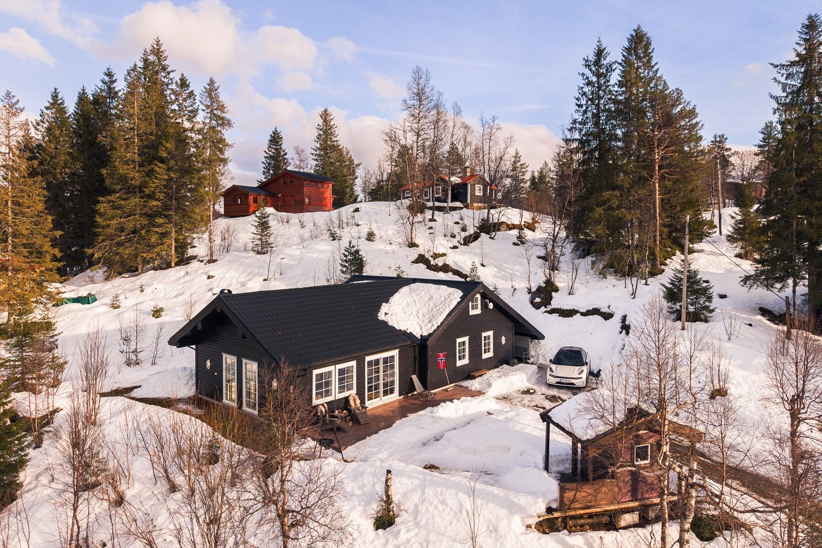 Fasaden ble malt i 2025 Galleribilde