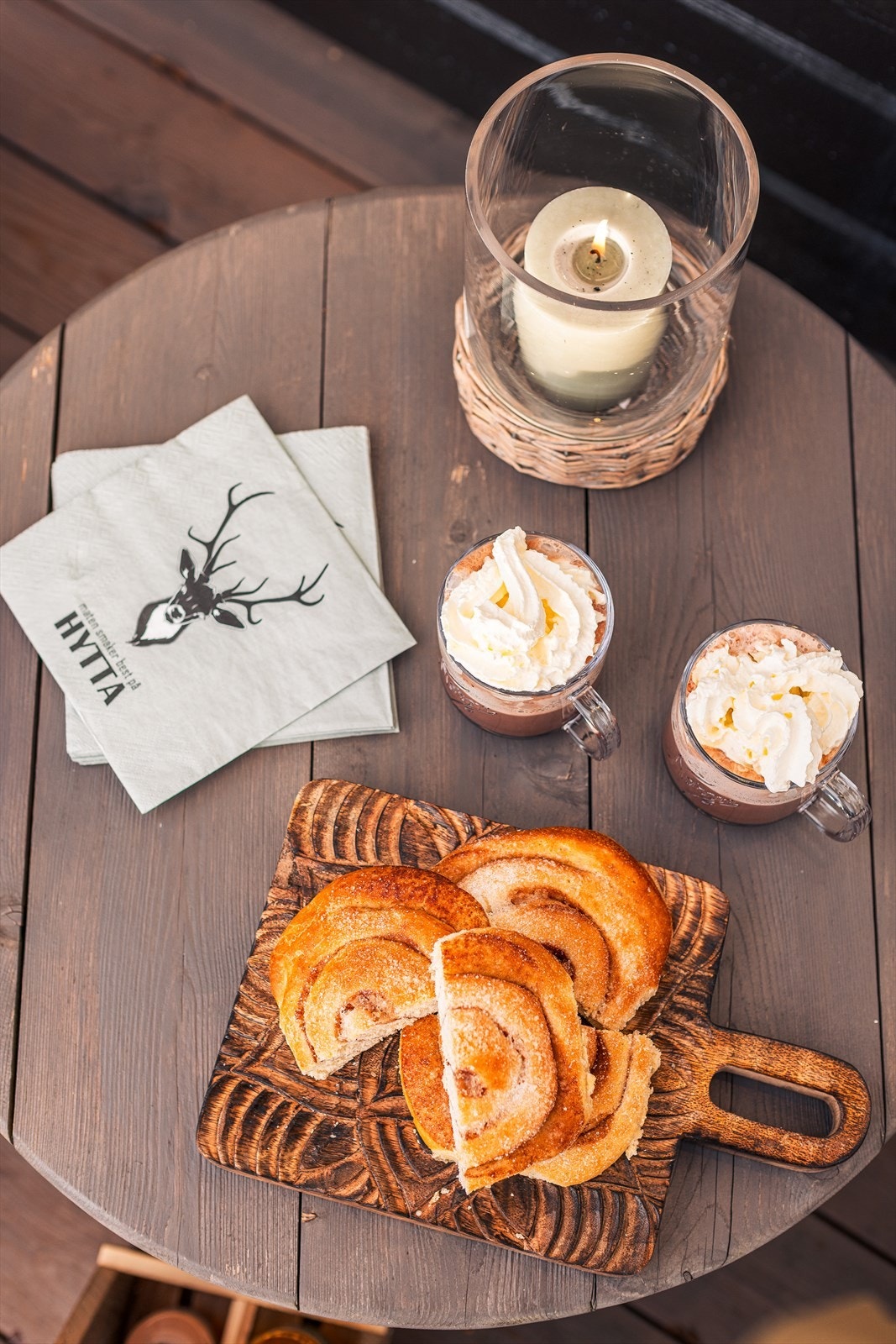 Vanskelig å motstå etter en dag i skibakkene. Galleribilde