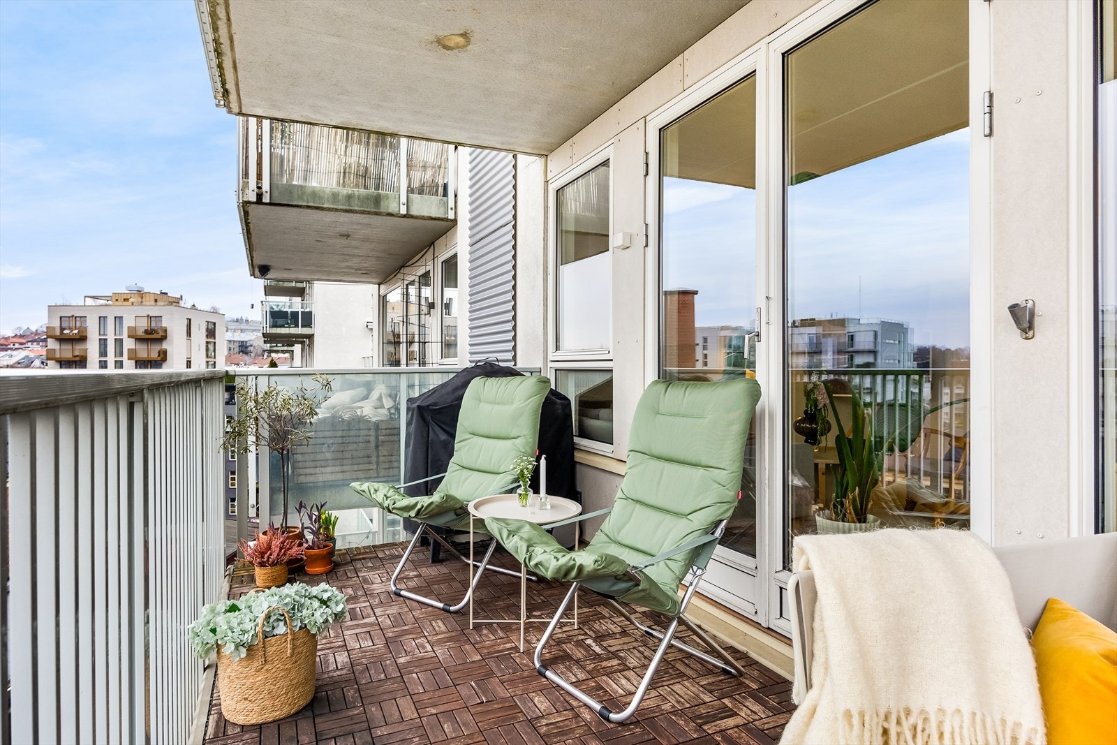 Her er det plass til sittegrupper og beplantning. Galleribilde