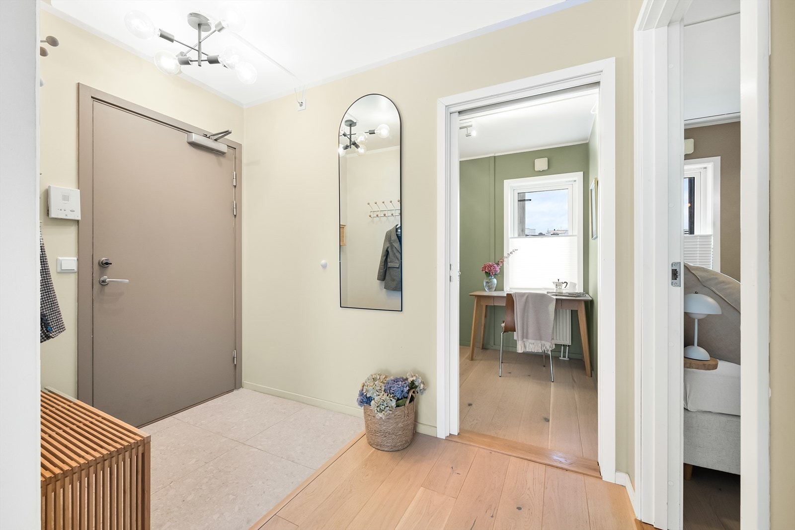 Gangen har en sentral plassering som sikrer god flyt. Galleribilde