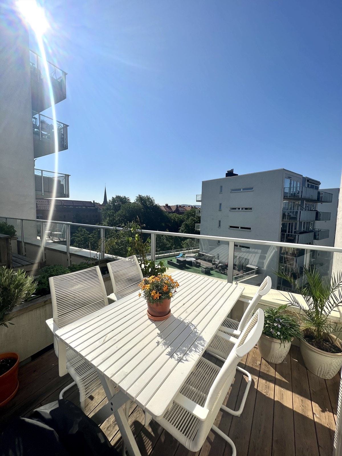 Her er det gode sol- og utsiktsforhold. Galleribilde