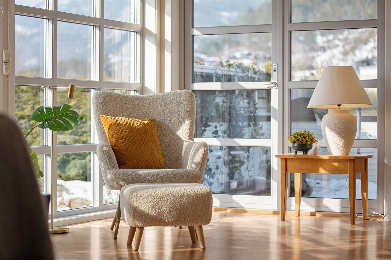 Rommet kan innredes i flere soner. Galleribilde