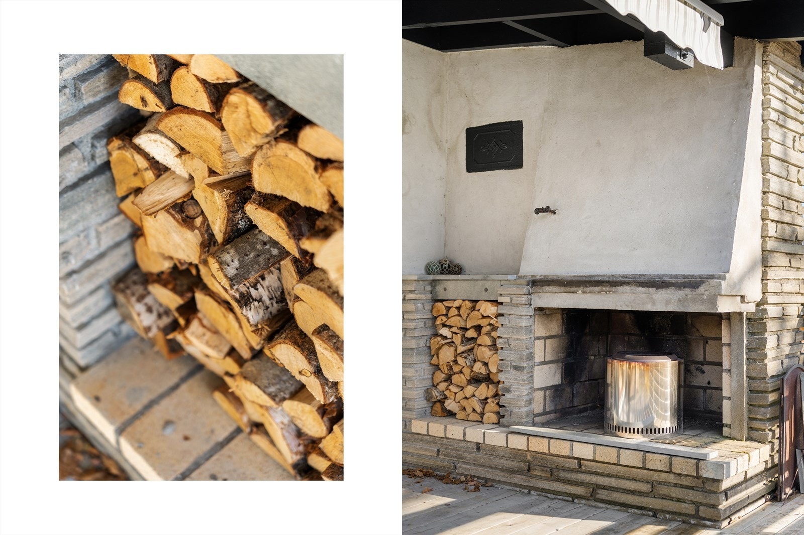 Stemningsfull utepeis som gir hyggelige kvelder ute. Galleribilde