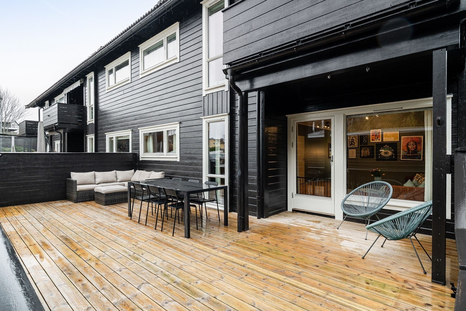 En flott leilighet med gode kvaliteter som denne terrassen på 34,6m² Galleribilde