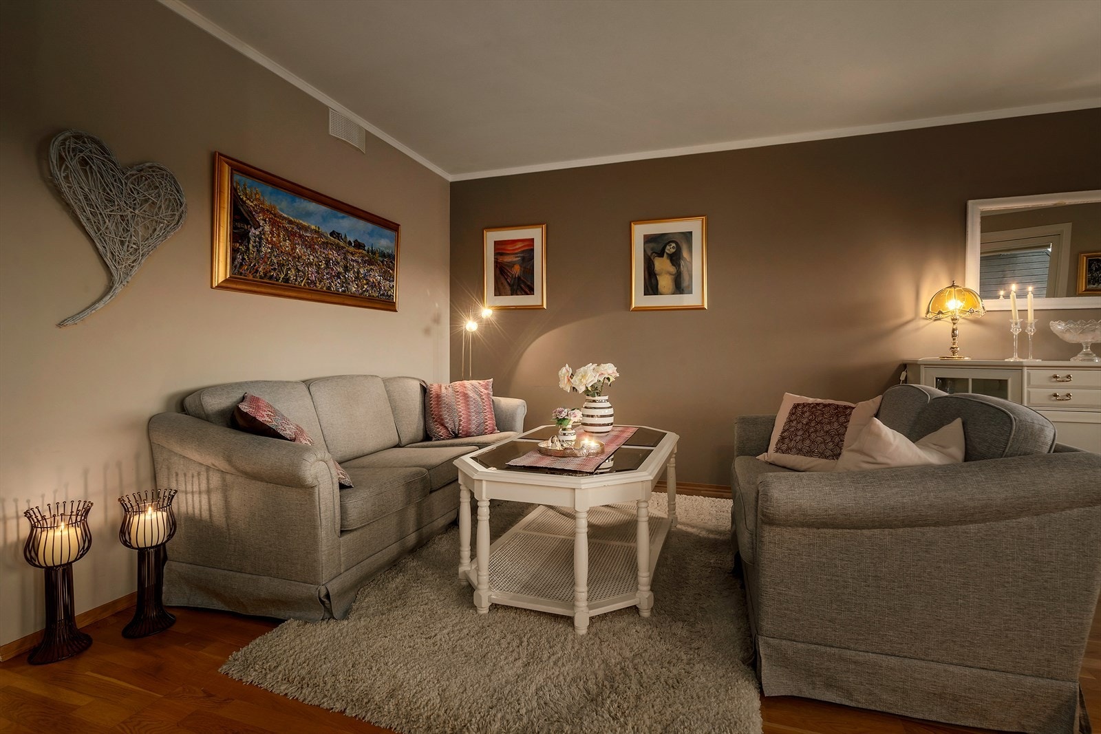 Kveldsbilde. Galleribilde