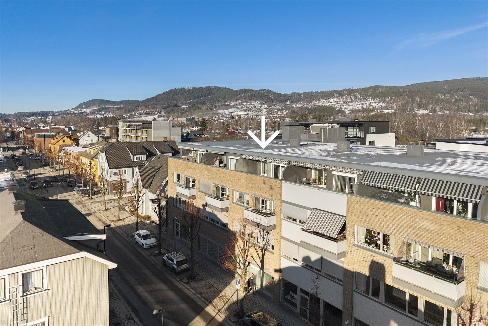 Fin toppleilighet Galleribilde