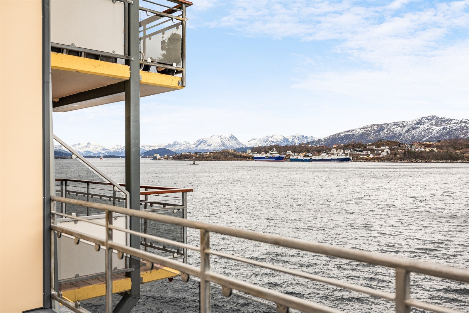 Utsikt fra felles terrasse Galleribilde