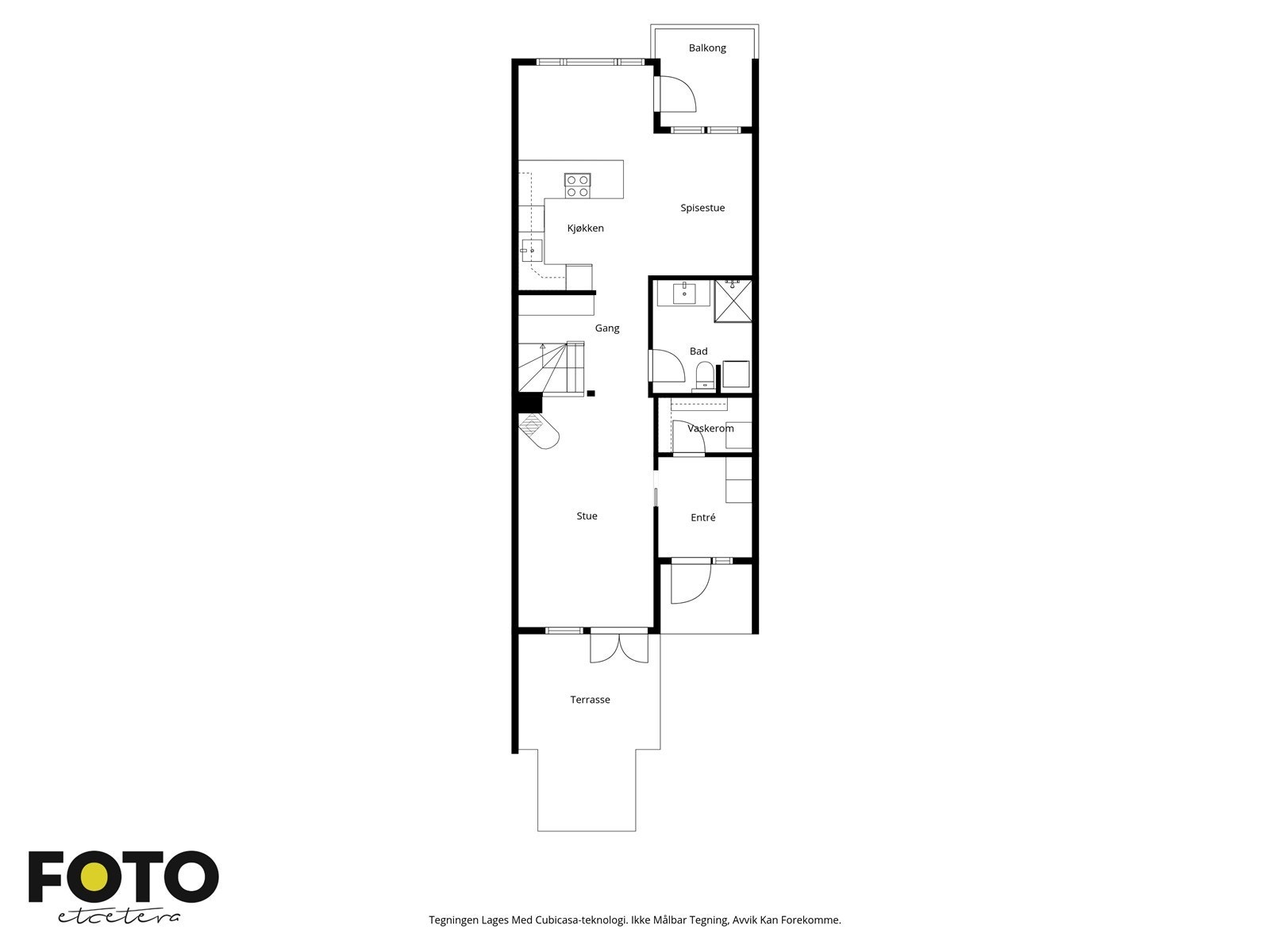 Veiledende plantegning - Ikke målbar Galleribilde