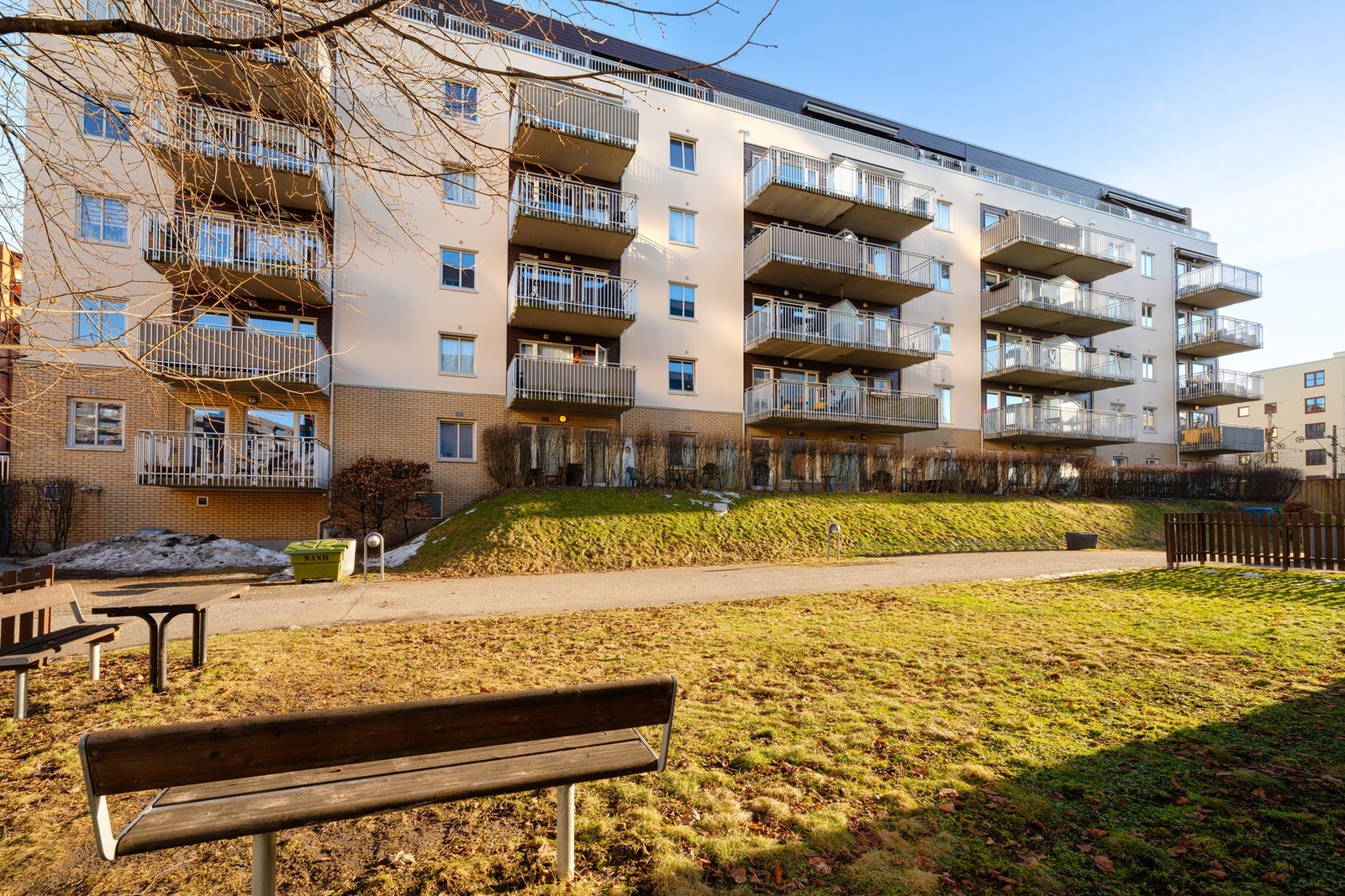 Hyggelige fellesområder med sittegrupper. Galleribilde