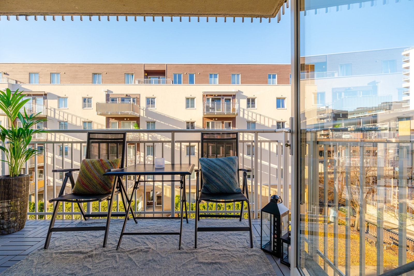 Med boligen får du en herlig balkong. Galleribilde