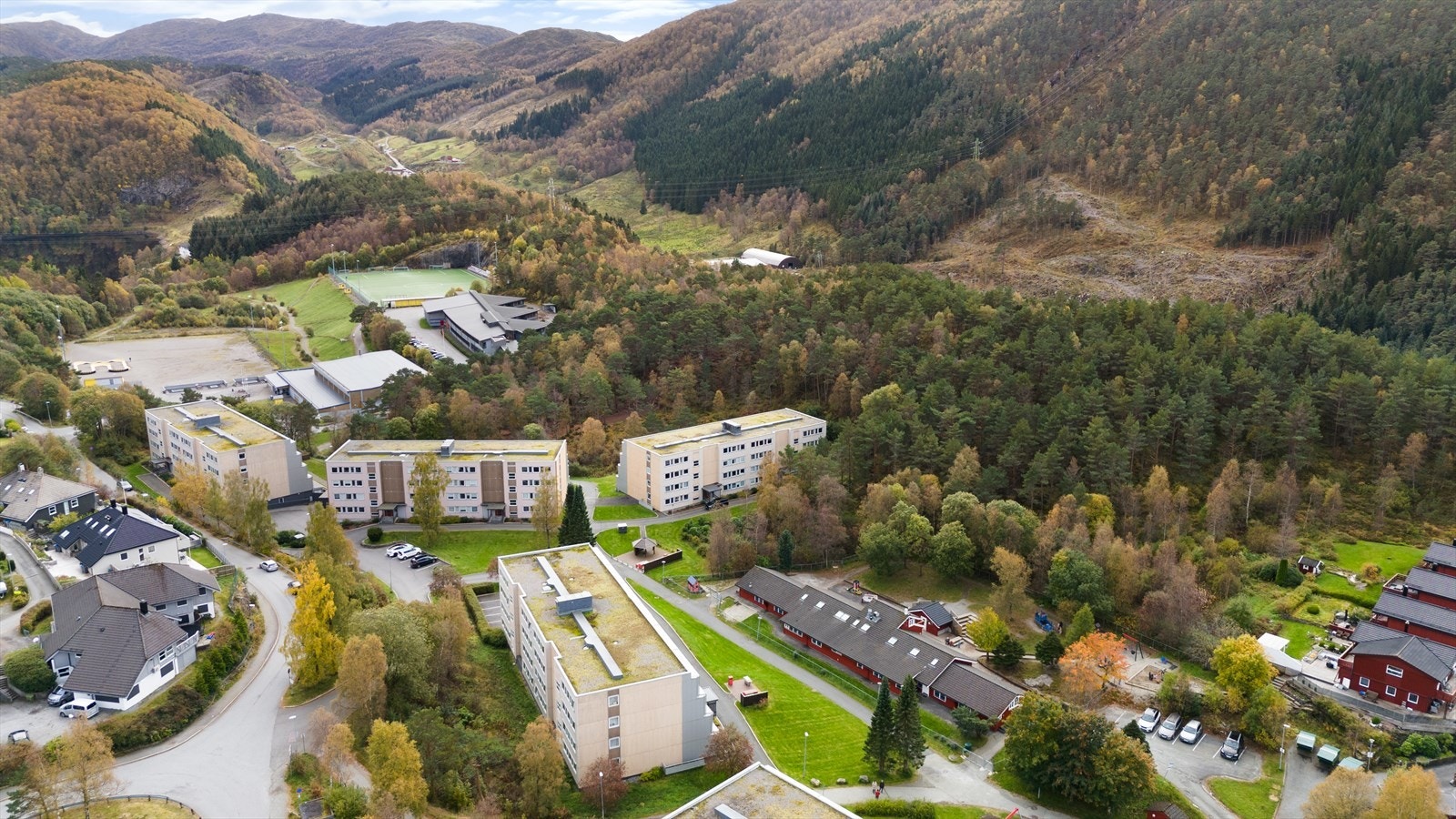 Langerinden barnehage ligger like ved. Galleribilde