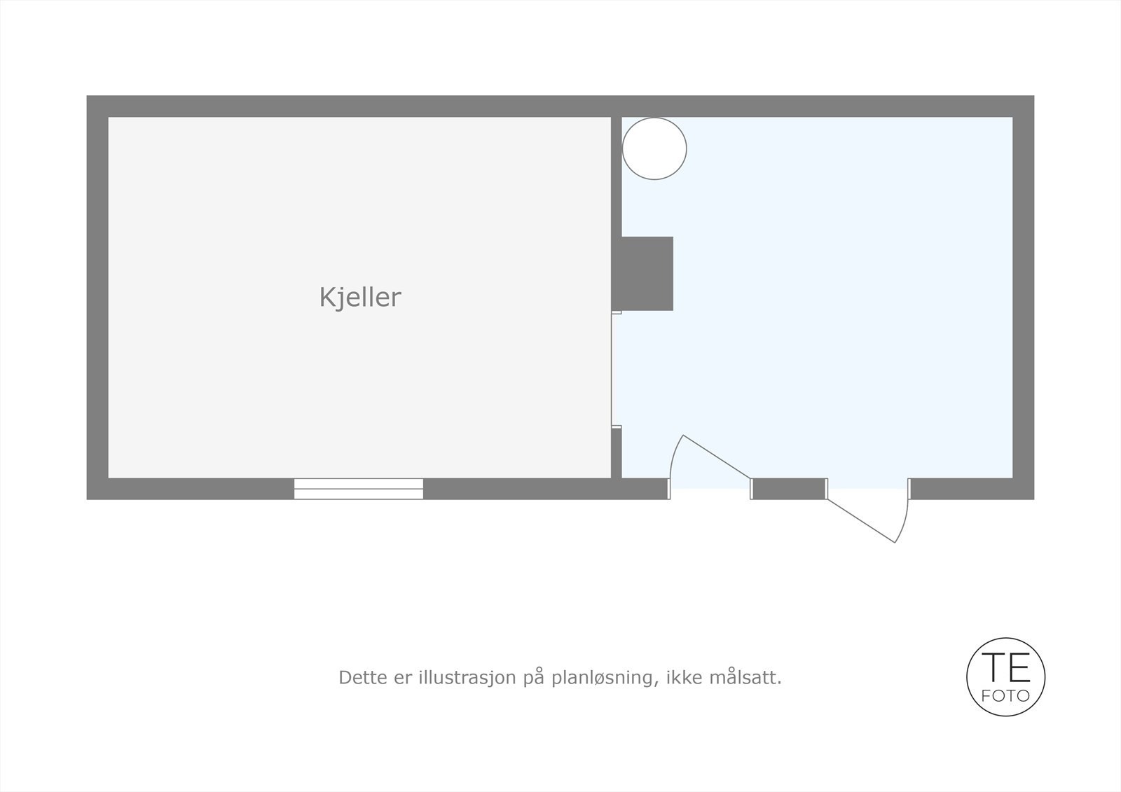 Plantegning kjeller Galleribilde