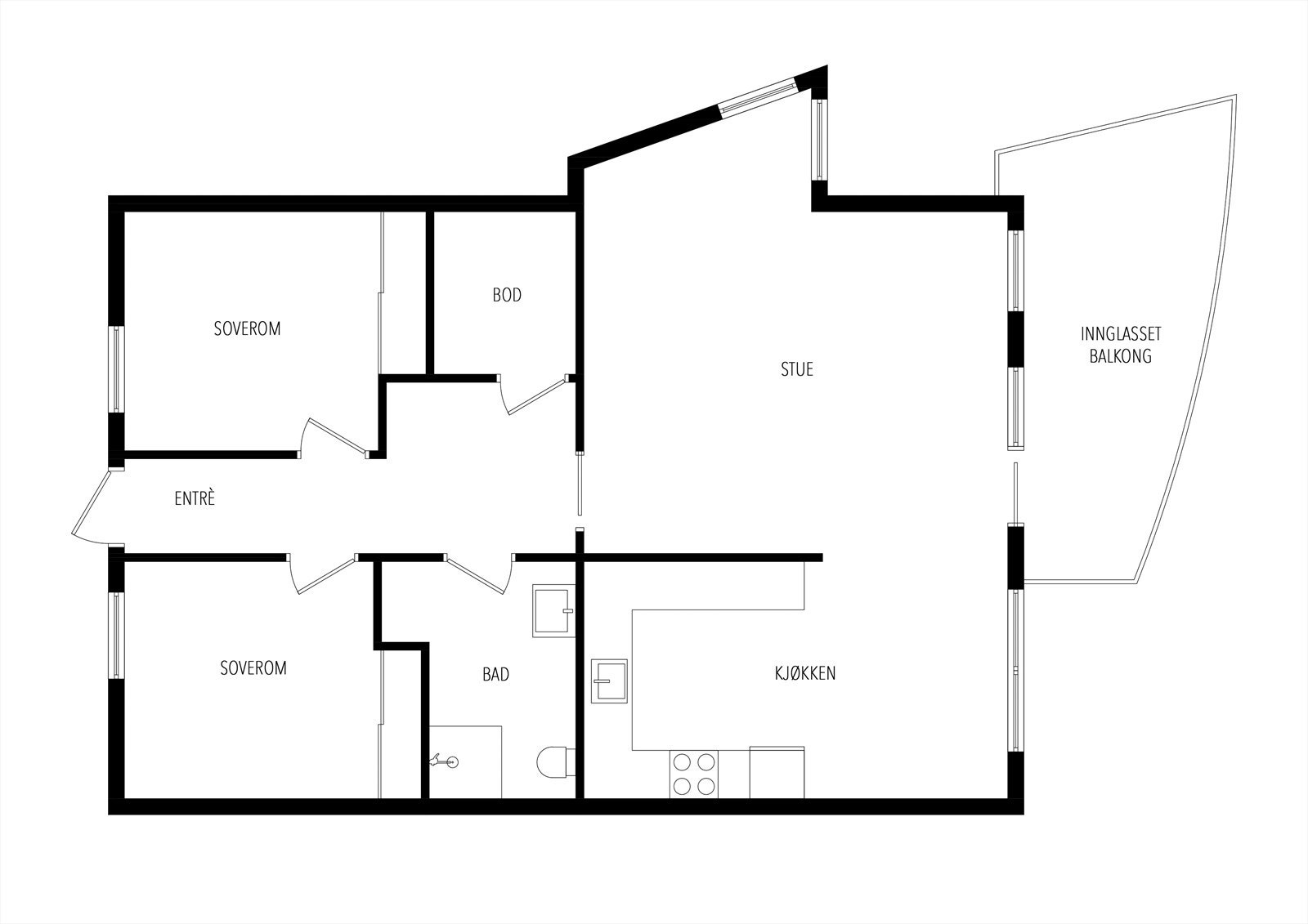 Plantegning Galleribilde