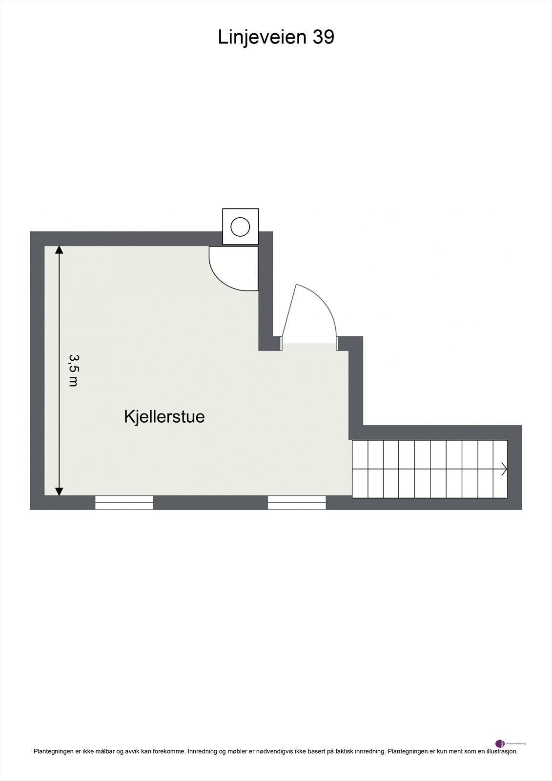 Plantegning kjeller Galleribilde