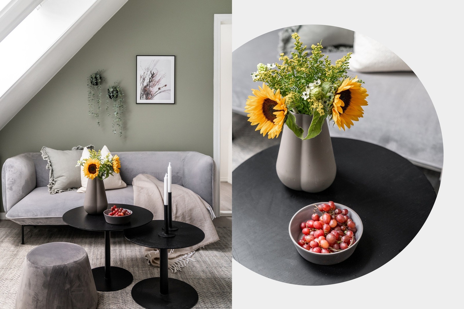 Det er laminatgulv og nymalte vegger, og i 2023 ble det montert nye taklamper her. Galleribilde