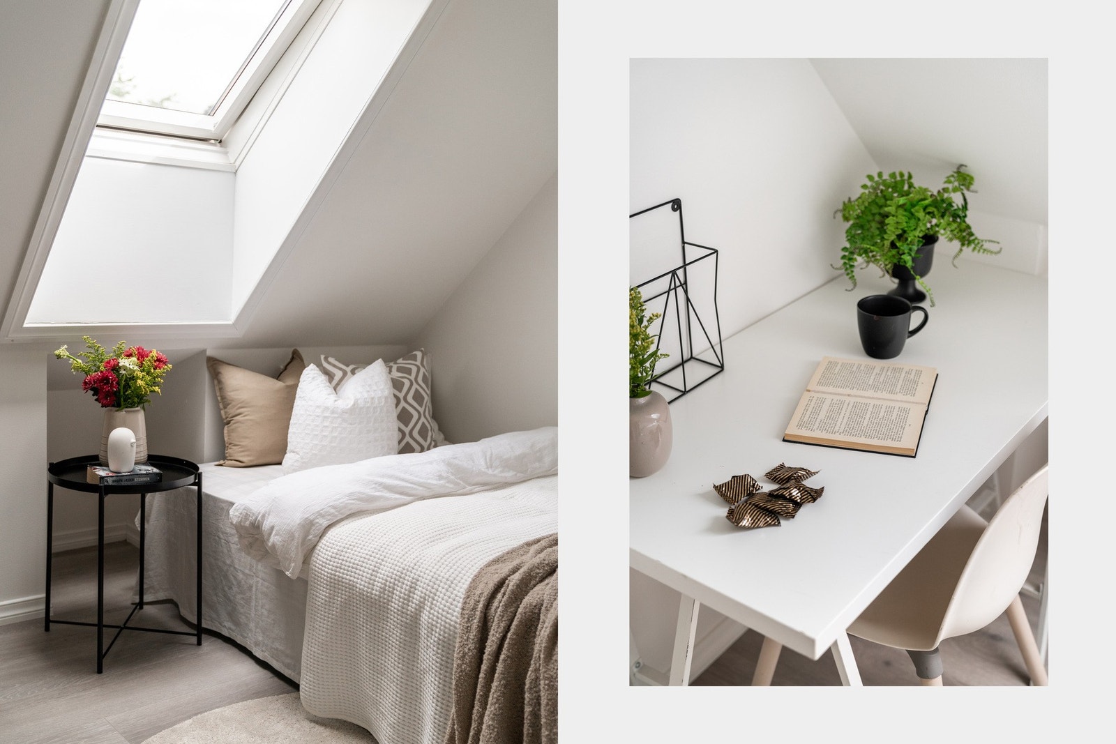 Også denne kan innredes med dobbeltseng og garderobeskap. Galleribilde