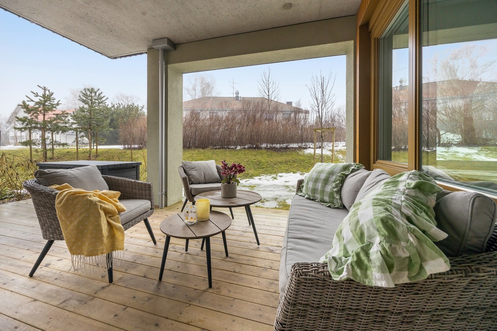 Uteplassen er vendt mot nordvest Galleribilde