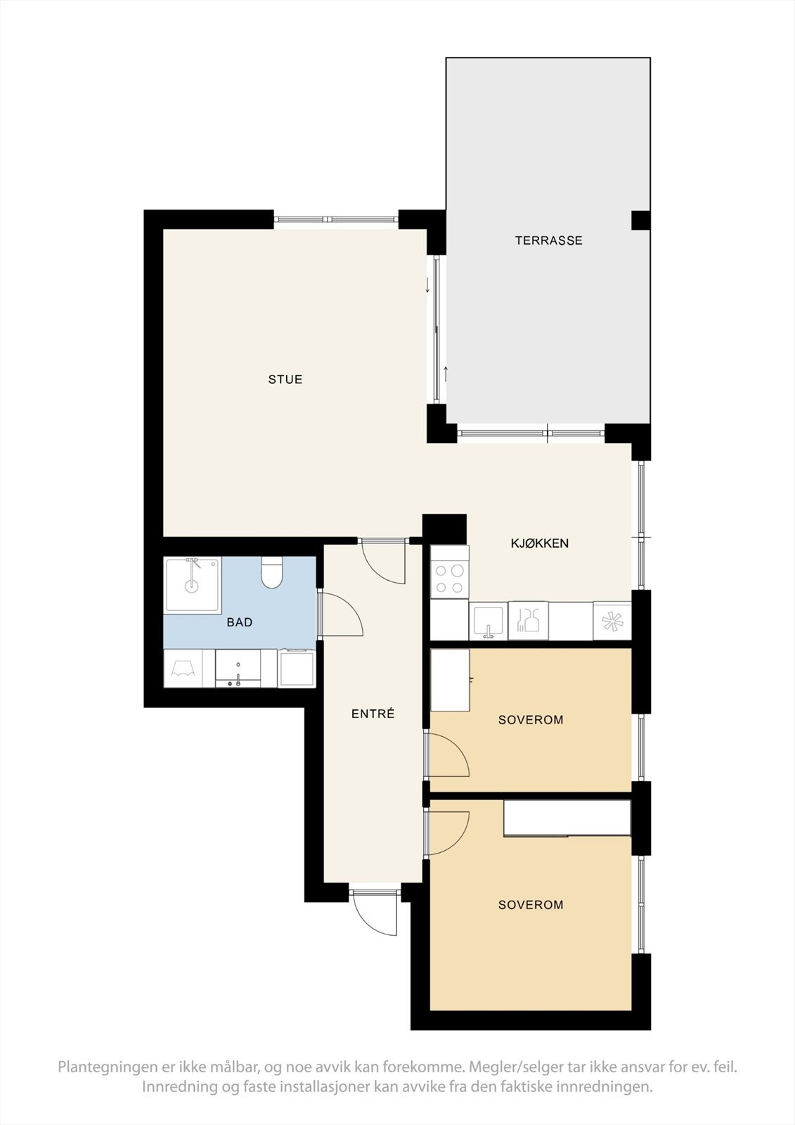 Plantegning Galleribilde