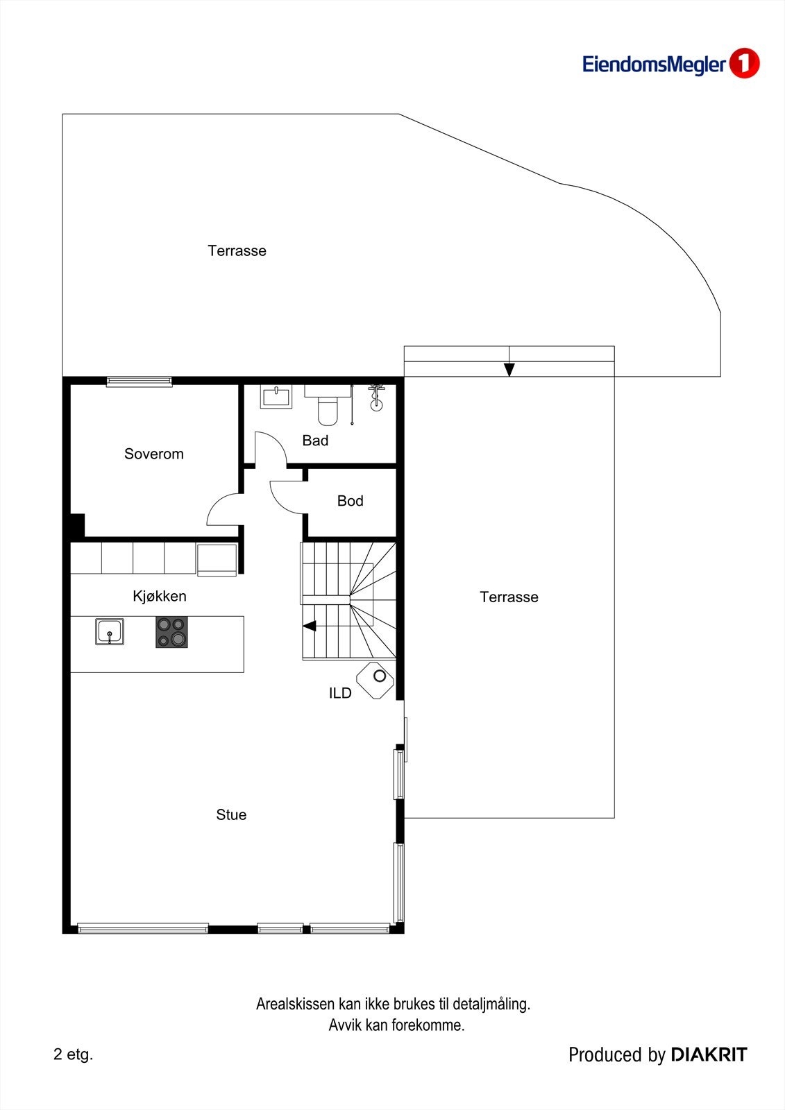 Plantegning 1.etasje. Galleribilde