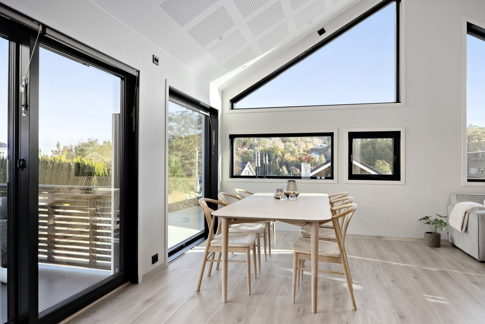 Store vindusflater. Galleribilde