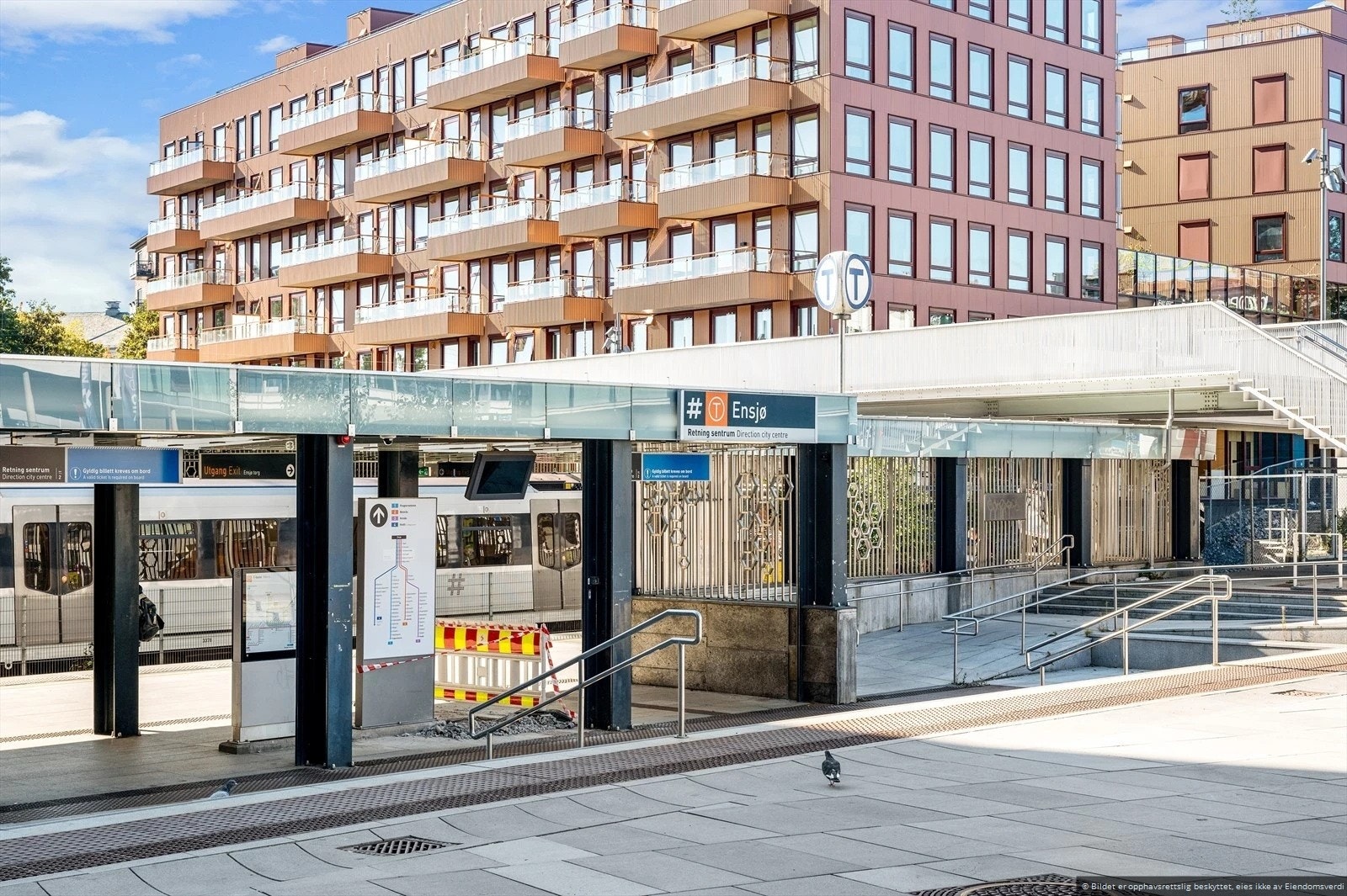 Umiddelbar adkomst til Ensjø T-banestasjon Galleribilde