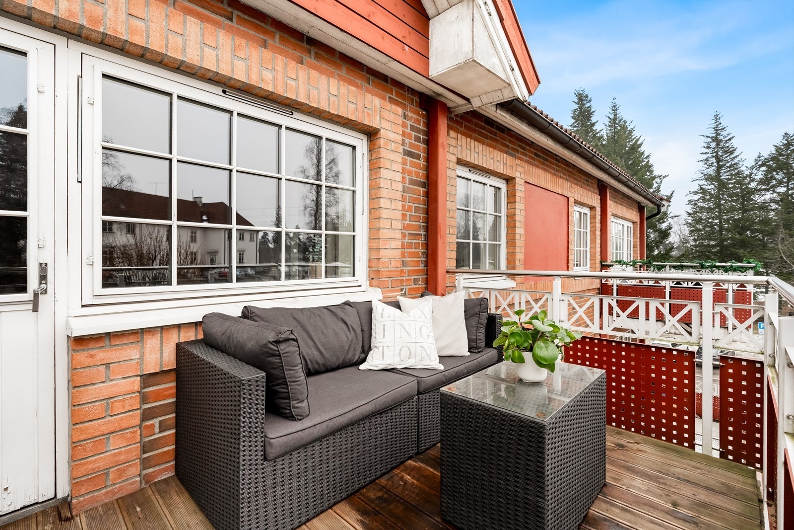 Balkong på 7 m². Galleribilde