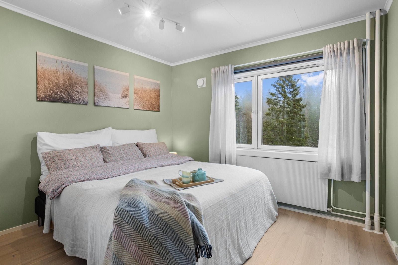 Romslig hovedsoverom med god plass til dobbeltseng. Galleribilde