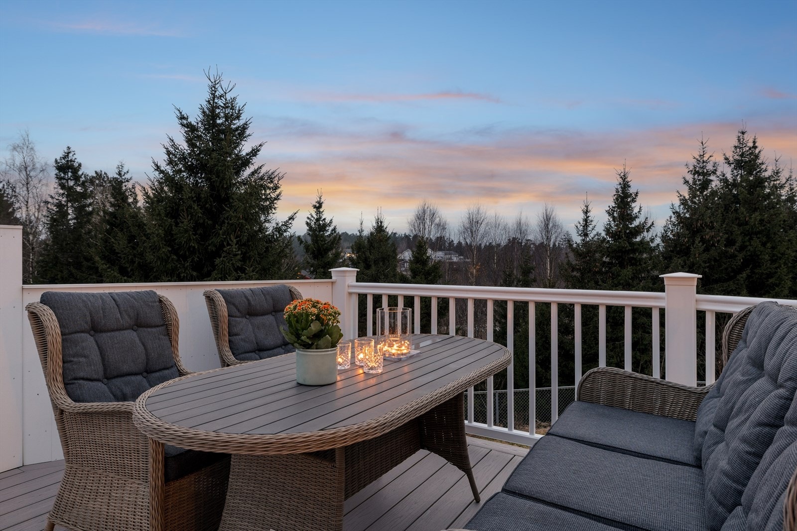 Her kan sommeren nytes usjenert fra morgen til kveld. Galleribilde