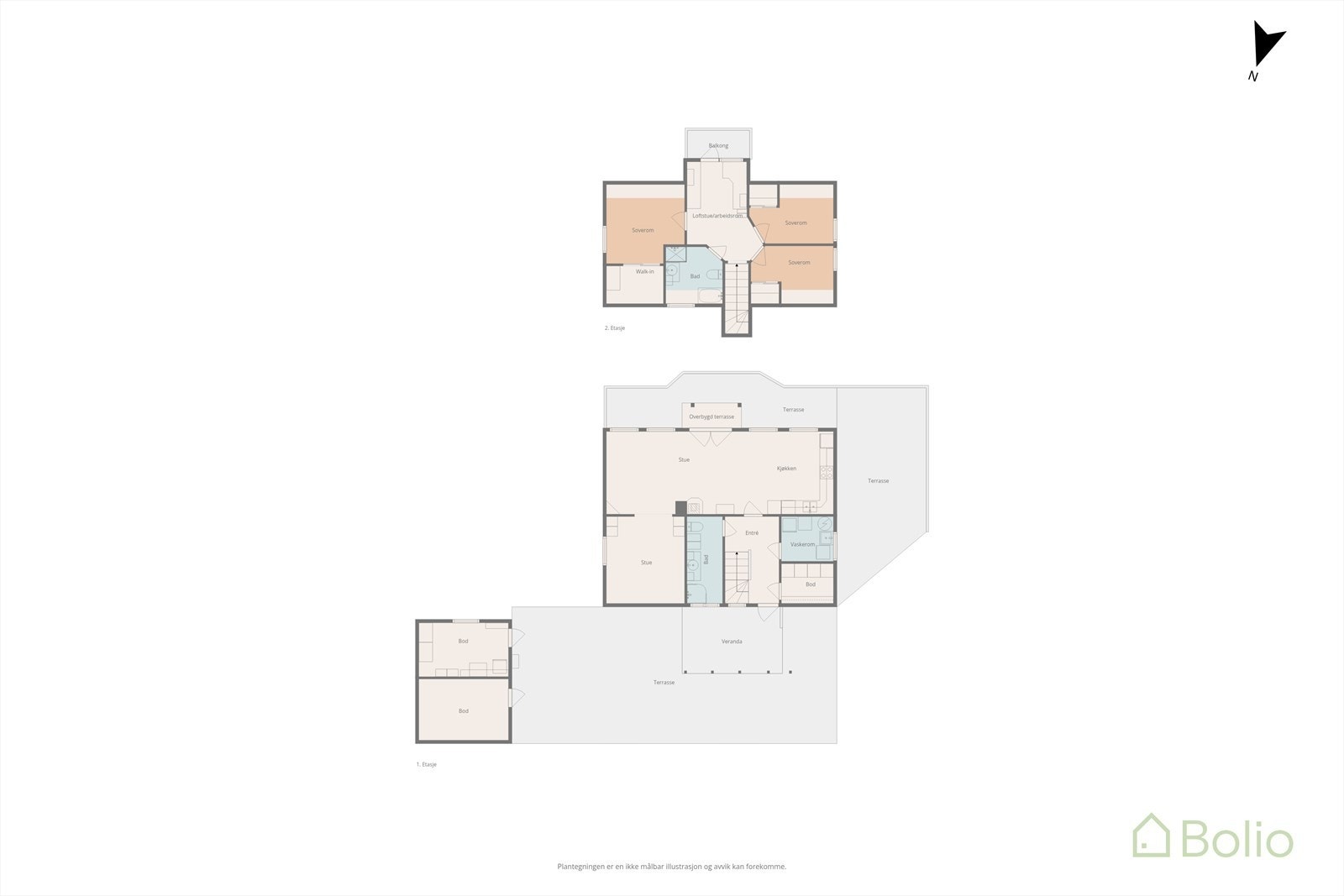 Plantegning Galleribilde