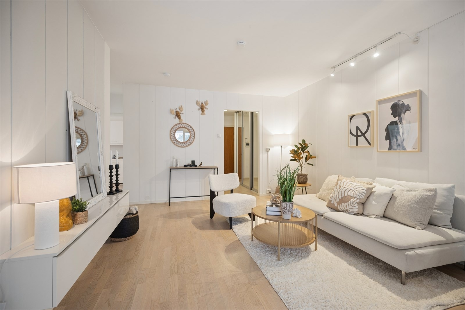 Stuen er utstyrt med behagelig gulvvarme. Galleribilde