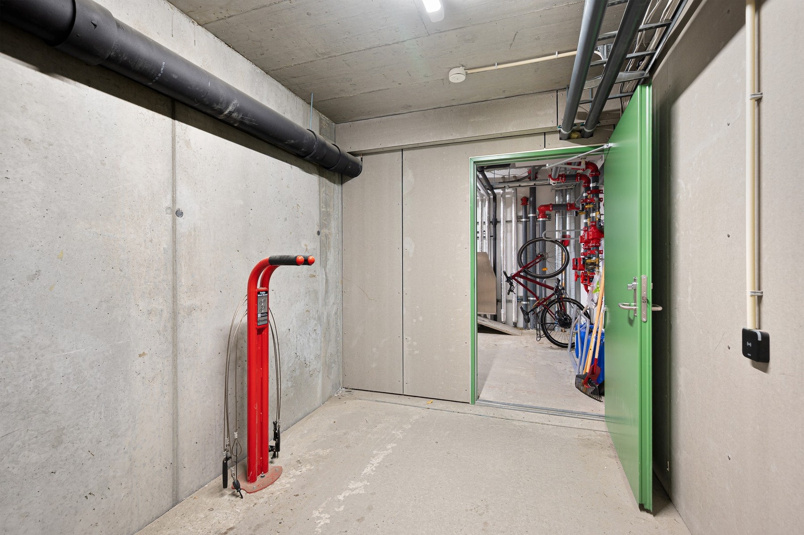 I tillegg til felles sykkelparkering. Galleribilde