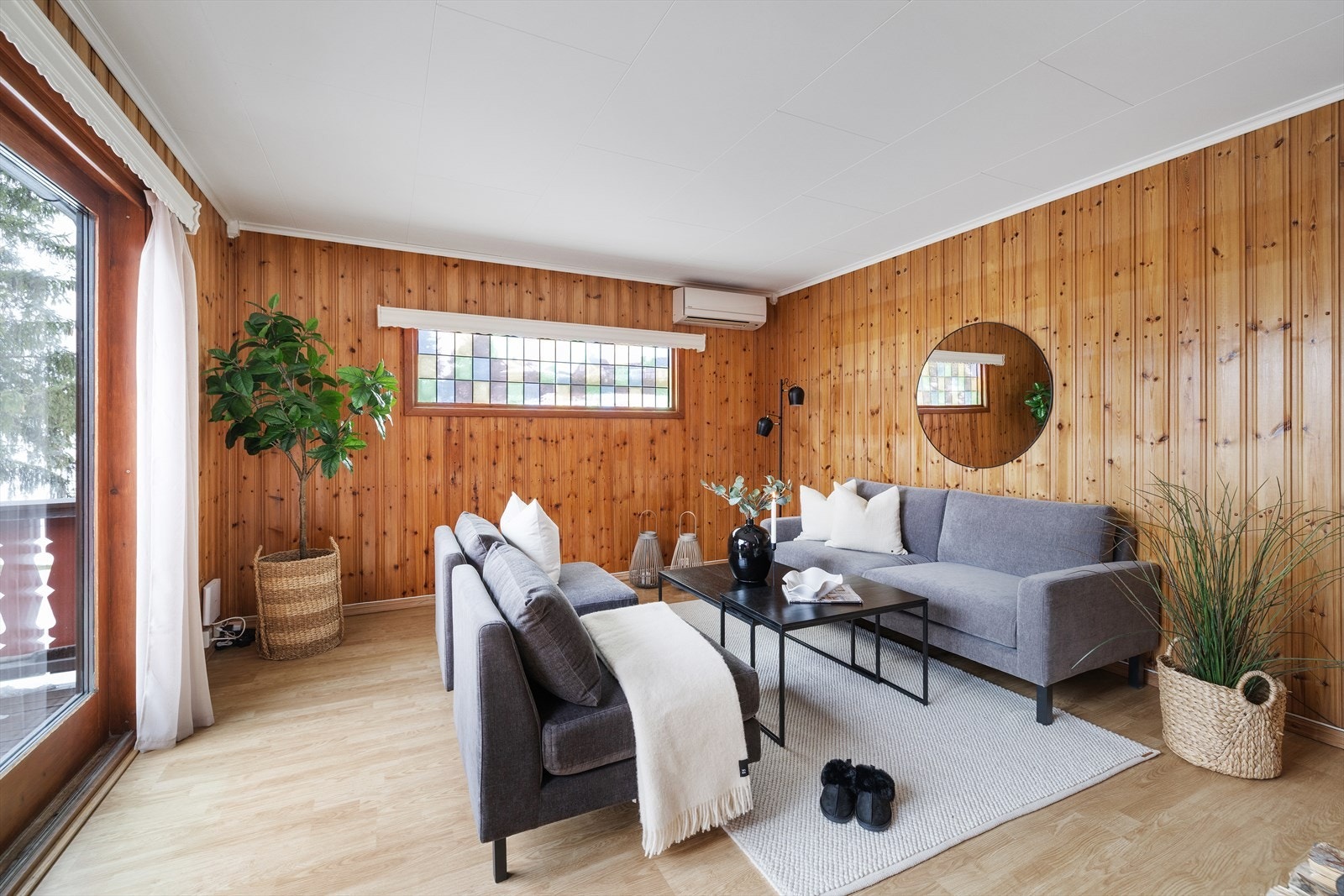 En effektiv varmepumpe sørger for jevn temperatur og har nylig vært på service. Galleribilde