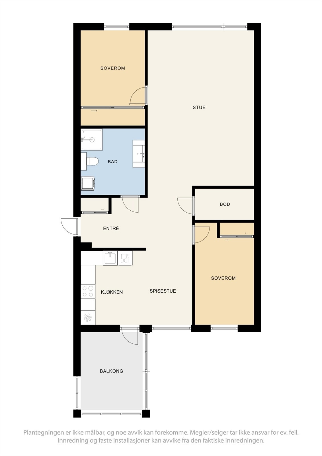 Plantegning Galleribilde