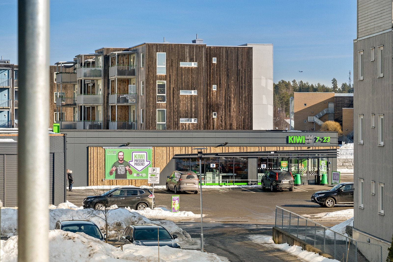 Dagligvarebutikken Kiwi kun minutter å gå fra leilgheten Galleribilde