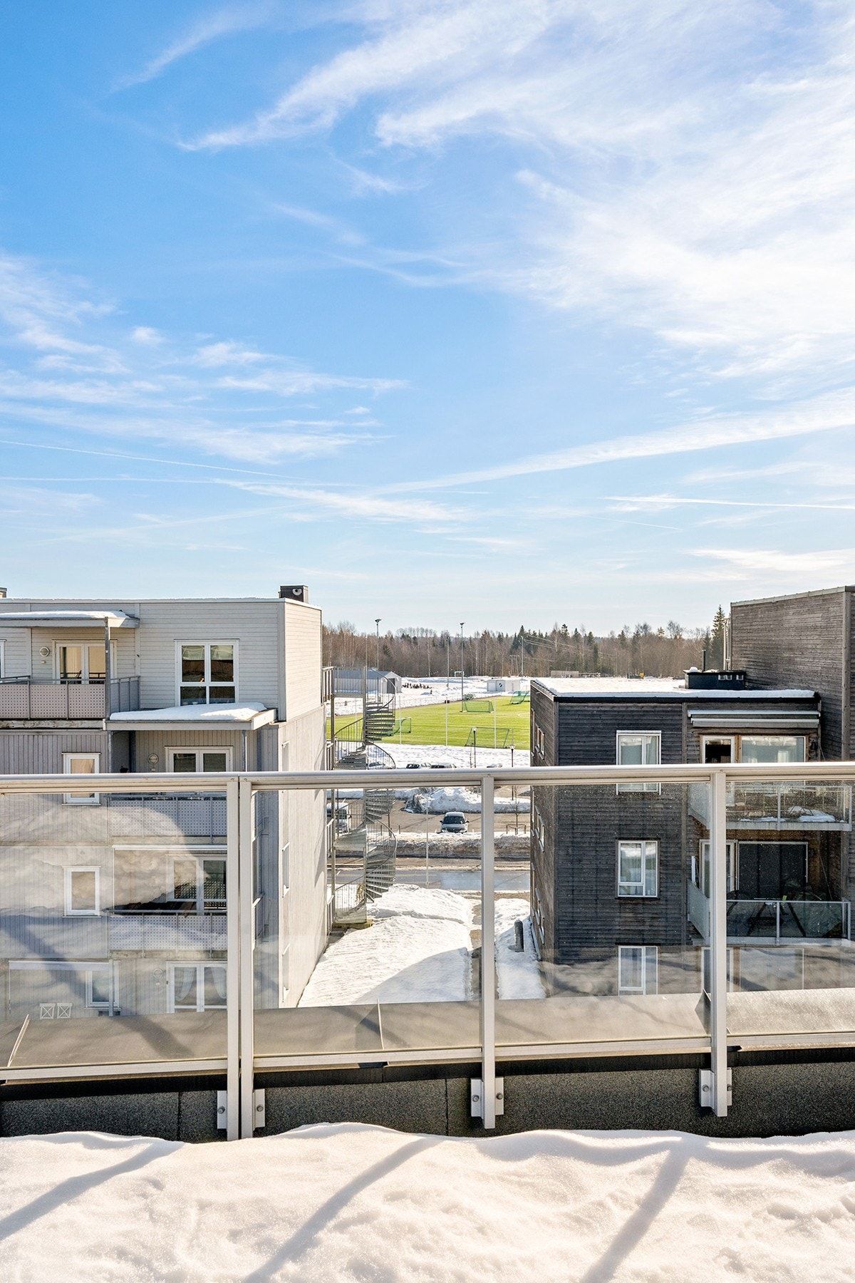 Utsikt fra takterrasse Galleribilde