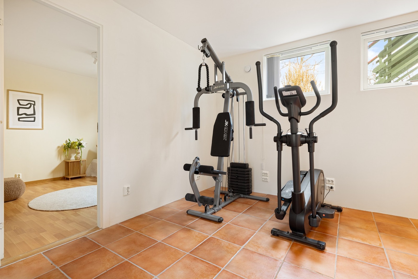 Rommet innforbi er betegnet bod på tegningene, brukt som soverom Galleribilde