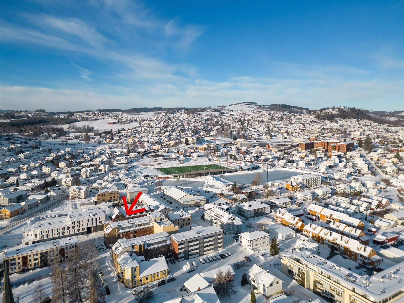 Sentralt i Gjøvik sentrum Galleribilde