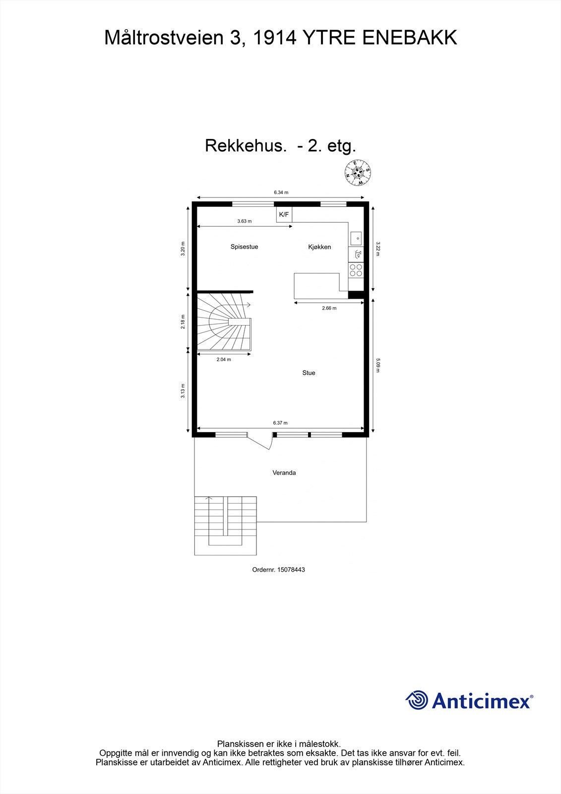 Plantegning 2. etasje. Galleribilde
